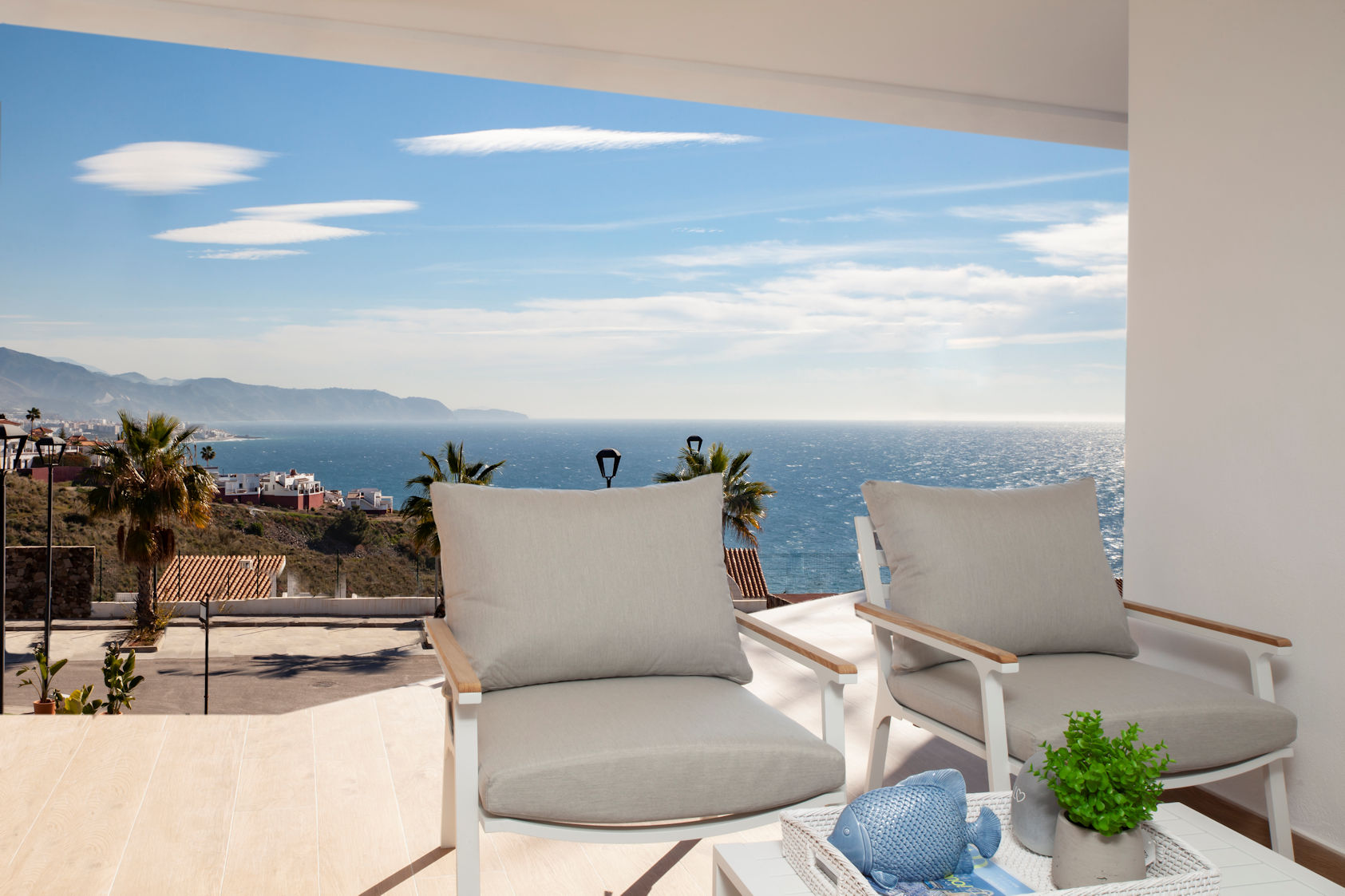 Luxury apartments under construction between Torrox Costa and Nerja


